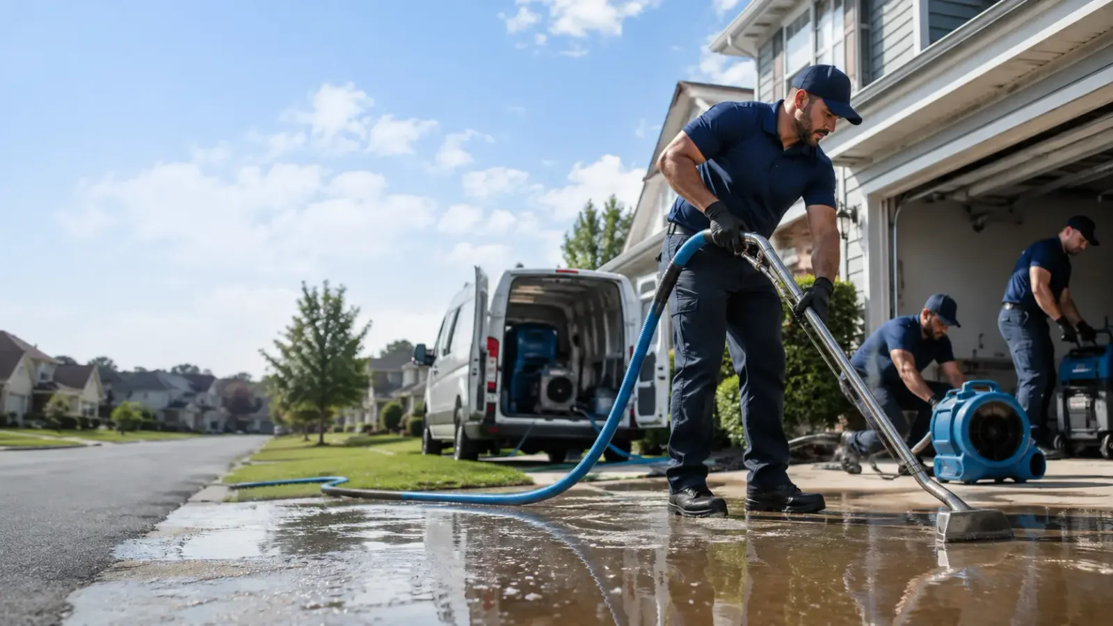 Flood Damage Restoration in Ashley, IN